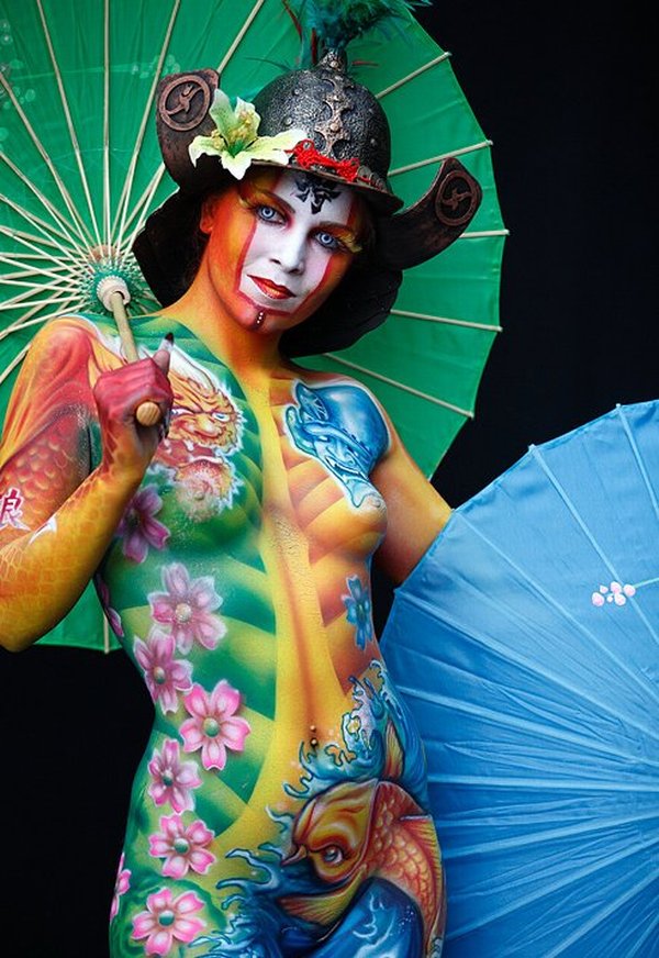 Die besten 100 Bilder in der Kategorie bodypainting: Bodypainting