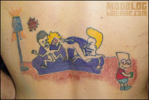 tattoo, fun, simpsons