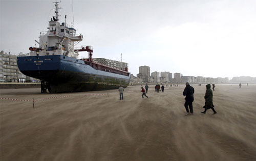 Die besten 100 Bilder in der Kategorie schiffe: gestrandetes Schiff