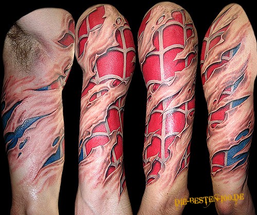 tattoo, fun, spiderman