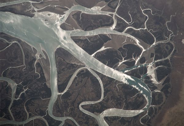 Die besten 100 Bilder in der Kategorie natur: FluÃarme Luftaufnahme 