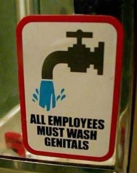 Die besten 100 Bilder in der Kategorie schilder: All employees must wash genitals