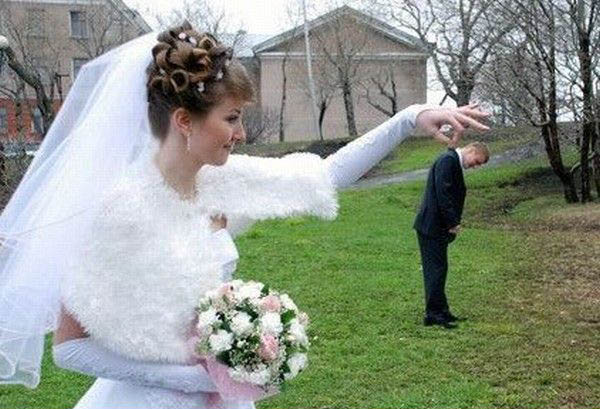 Die besten 100 Bilder in der Kategorie optischetaeuschung: Nettes Hochzeitsfoto