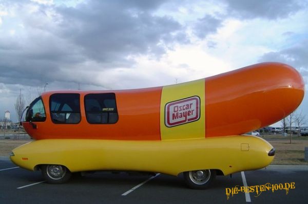 Die besten 100 Bilder in der Kategorie autos: Hot-Dog-Car-Auto-Wurst