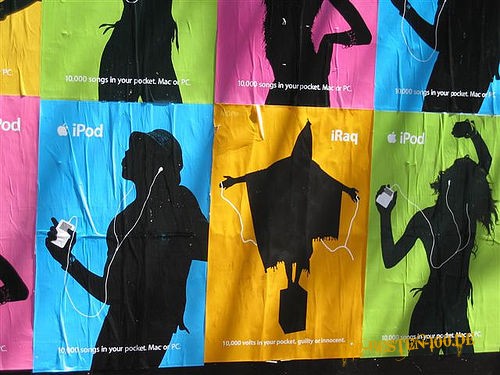 Die besten 100 Bilder in der Kategorie werbung: iPod - iRaq