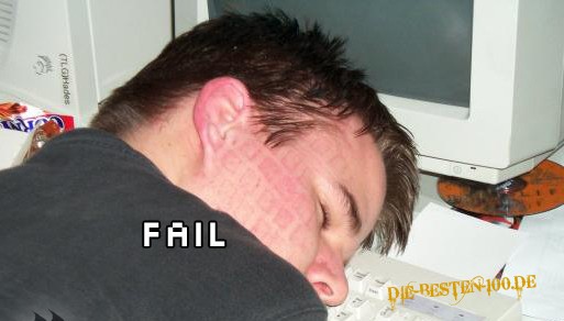 Die besten 100 Bilder in der Kategorie fail: Schlaf-Fail