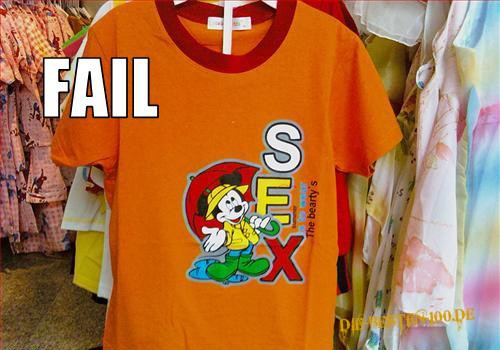 Die besten 100 Bilder in der Kategorie fail: Mickey Mouse T-shirt SEX-FAIL