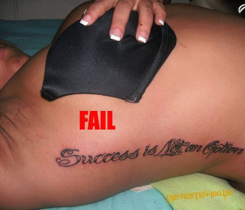 Die besten 100 Bilder in der Kategorie fail: Success is NOT an Option