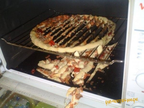 TiefkÃ¼hlpizza in Mikrowelle Disaster
