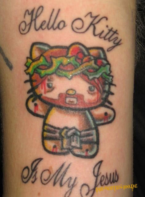 Die besten 100 Bilder in der Kategorie tattoos: Hello Kitty Tattoo