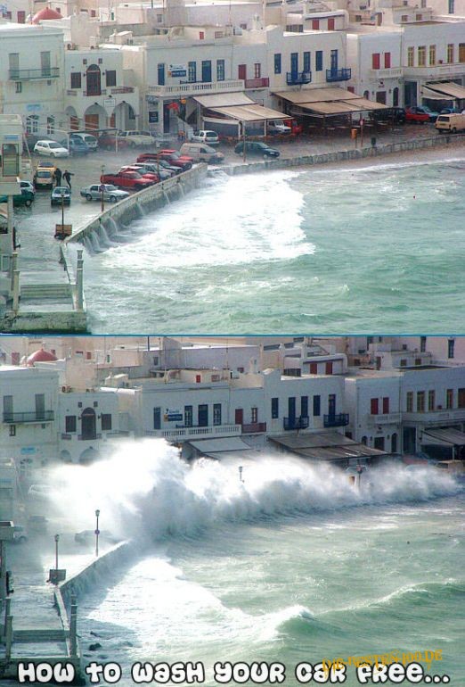 Die besten 100 Bilder in der Kategorie natur: Welle trifft auf Promenade