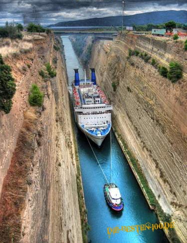 Die besten 100 Bilder in der Kategorie schiffe: Kanal von Korinth
