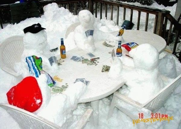 Schnee-Poker