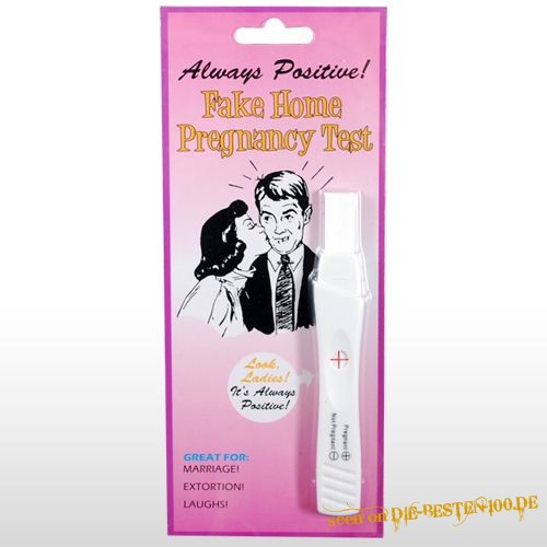 Always positive! Fake Home Pregnancy Test