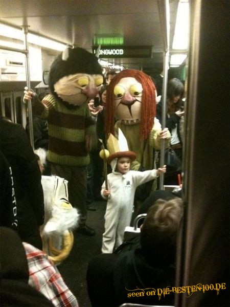 Monster in U-Bahn
