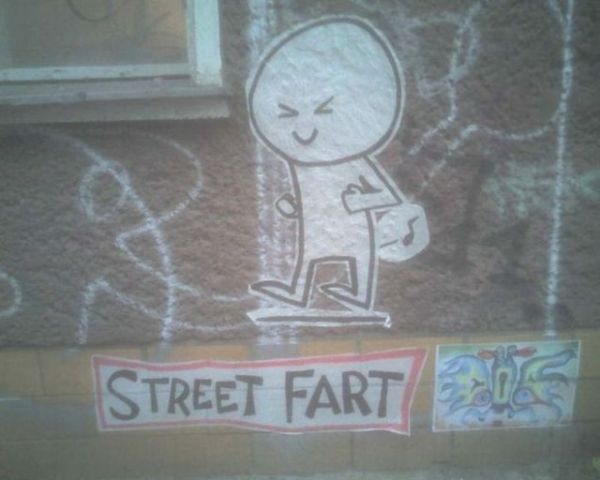 Die besten 100 Bilder in der Kategorie graffiti: Street Fart
