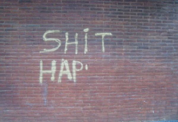 Die besten 100 Bilder in der Kategorie graffiti: Shit happens 