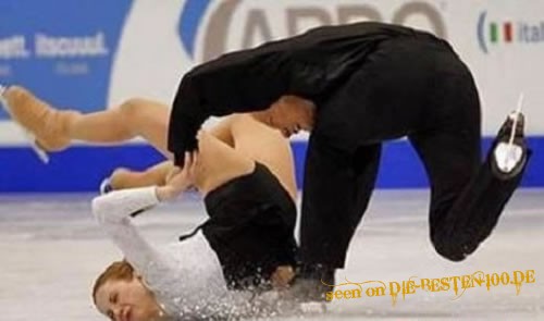 Die besten 100 Bilder in der Kategorie sport: Eiskunstlauf-Fehler - Autsch