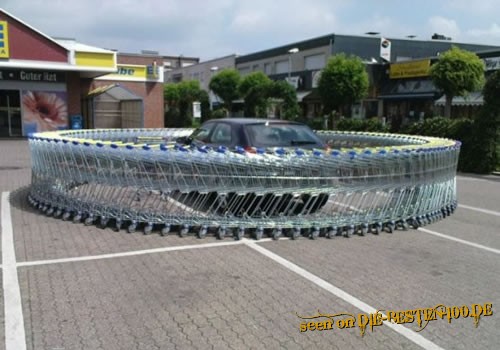 Einkaufswagen-Schutzring