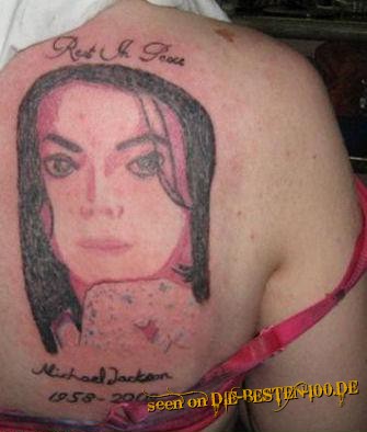 Die besten 100 Bilder in der Kategorie tattoos: Michael Jackson Super Tattoo