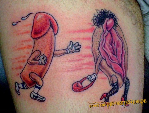 Die besten 100 Bilder in der Kategorie tattoos: Run for Cunt Dick Tattoo