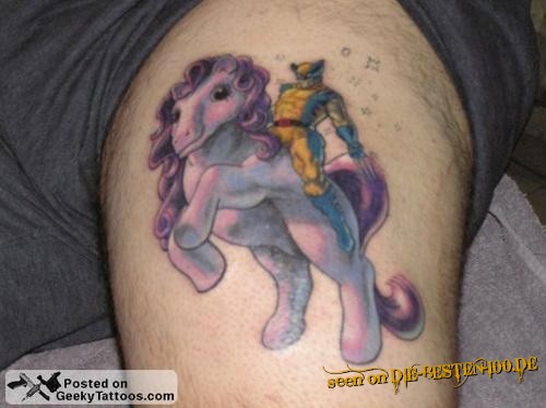 Die besten 100 Bilder in der Kategorie tattoos: superheld auf Prinzessinen-Pferd