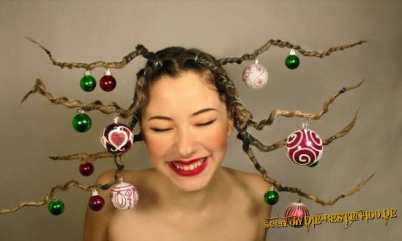 Die besten 100 Bilder in der Kategorie frisuren: Weihnachts-Frisur - Christmas Hairs