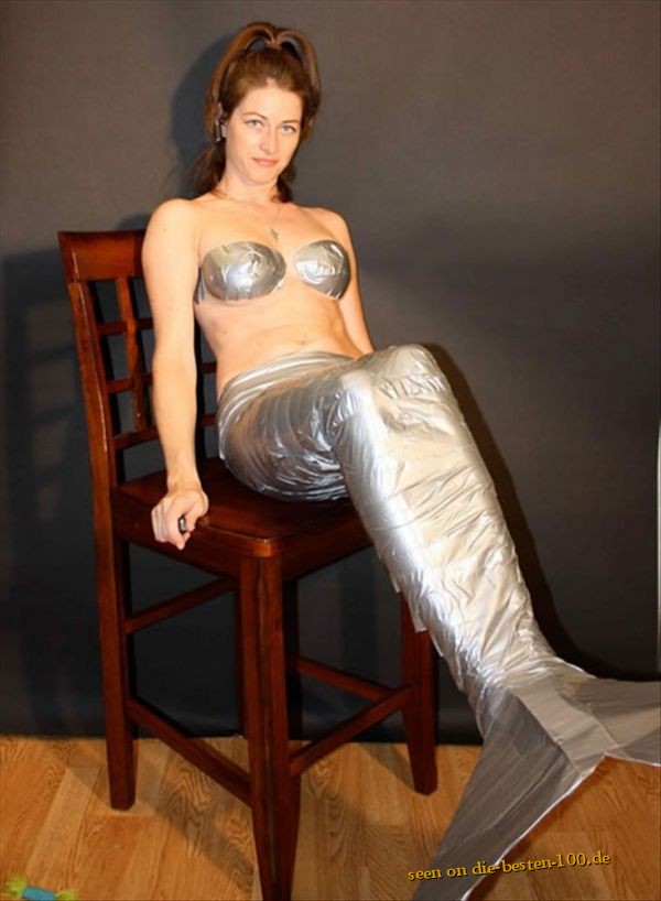 Die besten 100 Bilder in der Kategorie frauen: Klebeband Meerjungfrau - duct tape mermaid