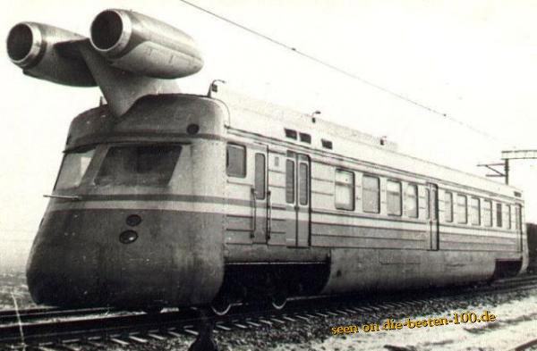 Turbinen-Zug - Old High Speed Train