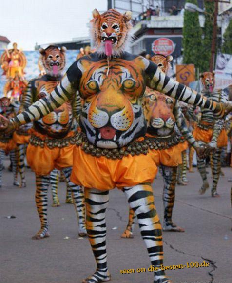 tiger-Bodypainting