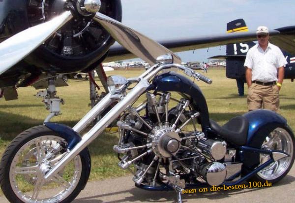 Die besten 100 Bilder in der Kategorie custom_bikes: Sternmotor-Motorrad