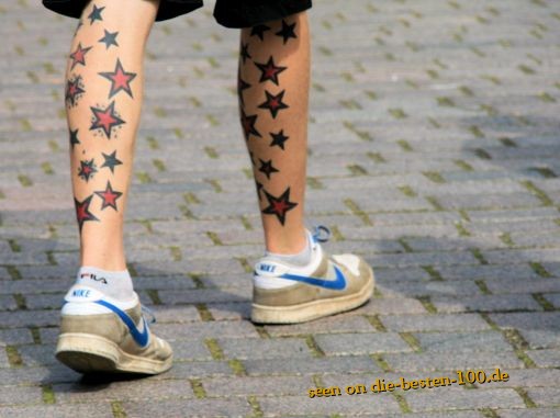 Die besten 100 Bilder in der Kategorie tattoos: die ganzen beine voller sterne....