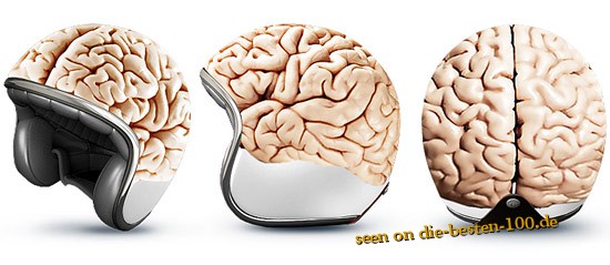 Die besten 100 Bilder in der Kategorie design: Hirn-Helm