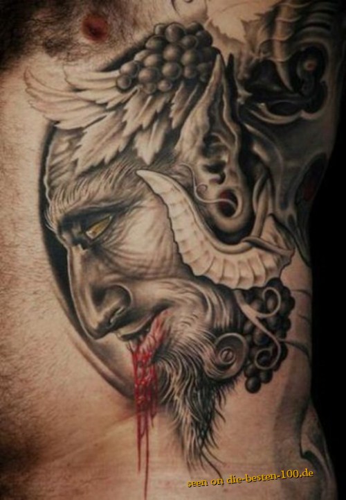 Die besten 100 Bilder in der Kategorie horror_tattoos: Bloody Devil