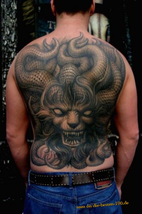 Die besten 100 Bilder in der Kategorie coole_tattoos: Monster-Tattoo