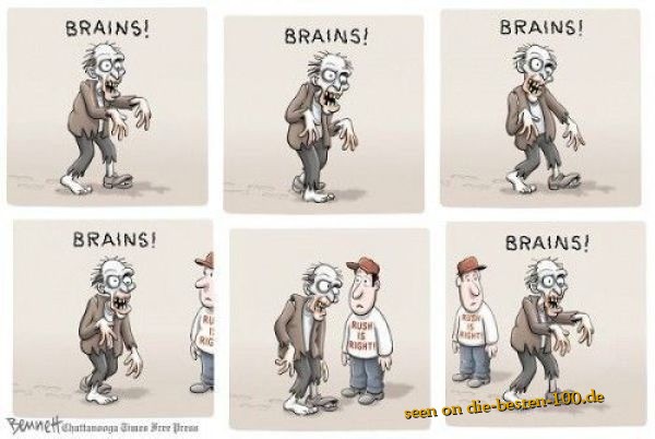 Zombie, Bush, Brains