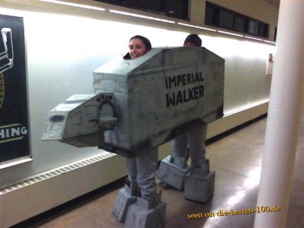Die besten 100 Bilder in der Kategorie verkleidungen: Imperial Walker - Star Wars Verkleidung fÃ¼r 2