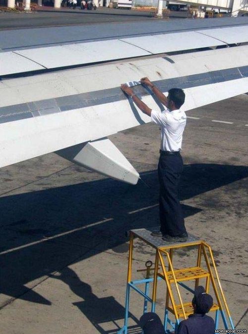 Die besten 100 Bilder in der Kategorie flugzeuge: Flugzeug, Reparatur, Klebeband