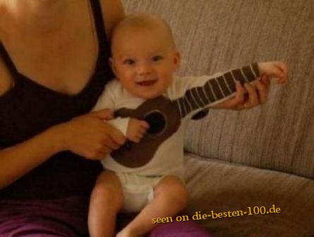 Die besten 100 Bilder in der Kategorie t-shirt_sprueche: Gitarren-Baby-Shirt