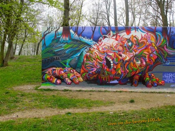 Ganz groÃe Graffitti-Kunst