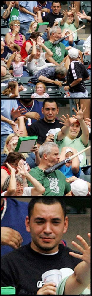 Aua, Baseball, SchlÃ¤ger, kinn