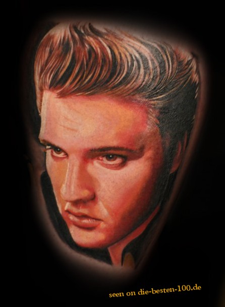 Die besten 100 Bilder in der Kategorie coole_tattoos: Elvis Tattoo