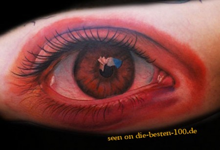 realistisches Augen Tattoo