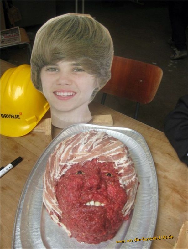 Justin Bieber Hackbraten mit Speck