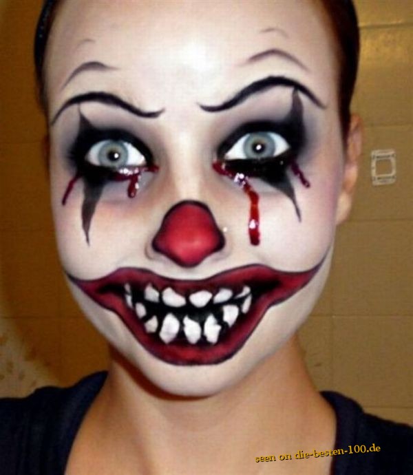 Gesichtsmaske evil Clown