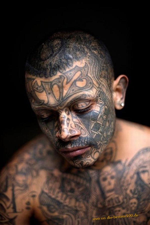 Die besten 100 Bilder in der Kategorie coole_tattoos: Gesicht und Voll-KÃ¶rper-Tattoo - Full Body Tattoo