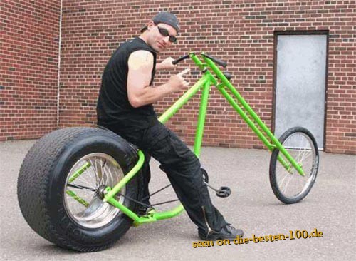 Die besten 100 Bilder in der Kategorie fahrraeder: Chopper-Fahrrad - Big fat Bycicle