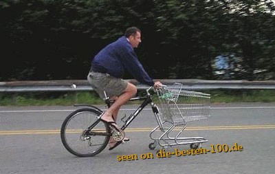 Funny Shopping Bicycle