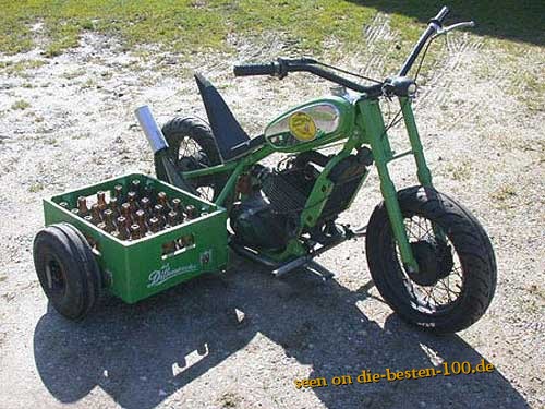 Die besten 100 Bilder in der Kategorie motorraeder: funny beer side car bike