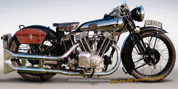 Brough Superior motorcycles were made in Nottingham, England from 1919 until 1940